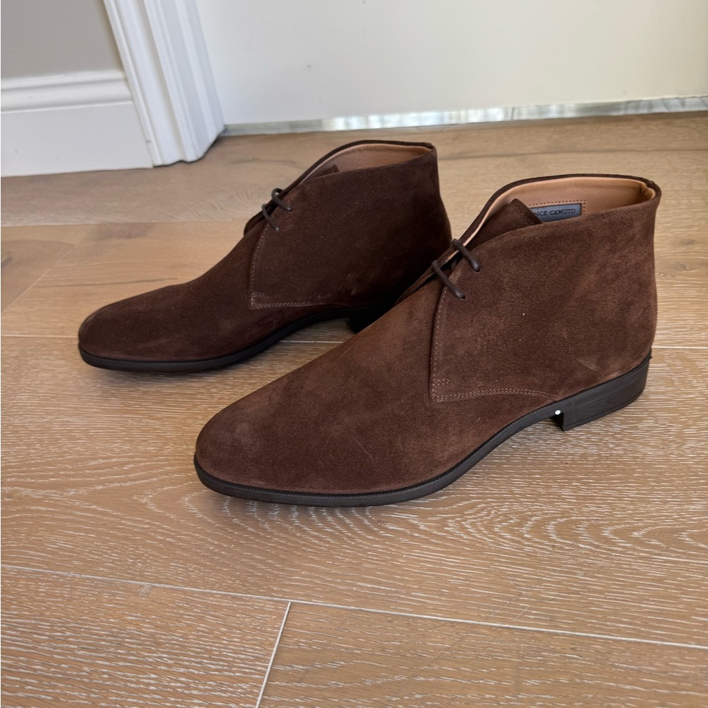 Vince Camuto Mens Chukka Boot Brown Suede Shoe